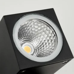 Applique murale d'extérieur Holiseva LED Noir, 1 lumière