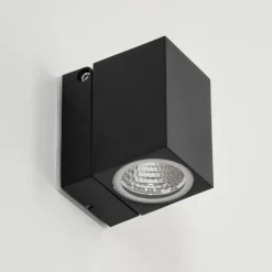 Applique murale d'extérieur Holiseva LED Noir, 1 lumière