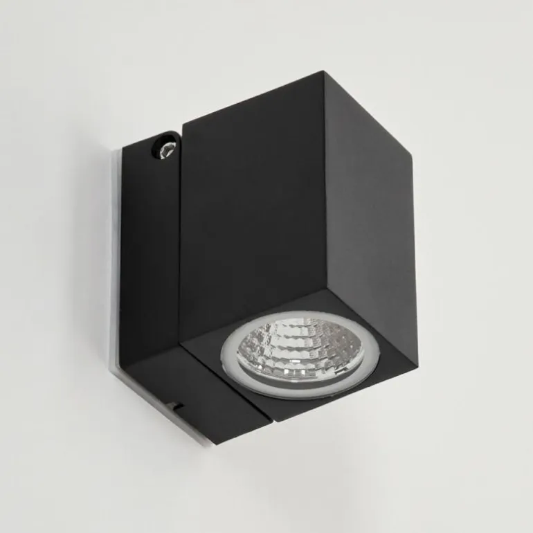 Applique murale d'extérieur Holiseva LED Noir, 1 lumière