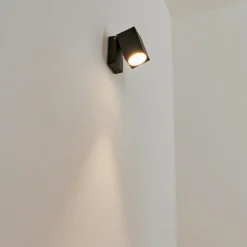 Applique murale d'extérieur Holiseva LED Noir, 1 lumière