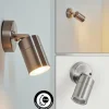 Applique murale d'extérieur Corneda Acier inoxydable, 1 lumière