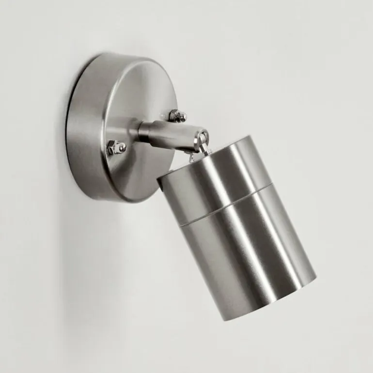 Applique murale d'extérieur Corneda Acier inoxydable, 1 lumière