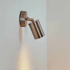 Applique murale d'extérieur Corneda Acier inoxydable, 1 lumière
