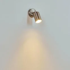 Applique murale d'extérieur Corneda Acier inoxydable, 1 lumière