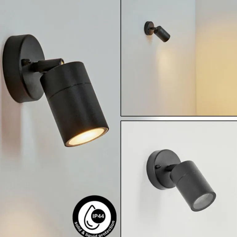 Applique murale d'extérieur Corneda Noir, 1 lumière