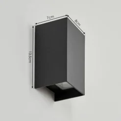 Applique murale d'extérieur Anobra LED Anthracite, 1 lumière