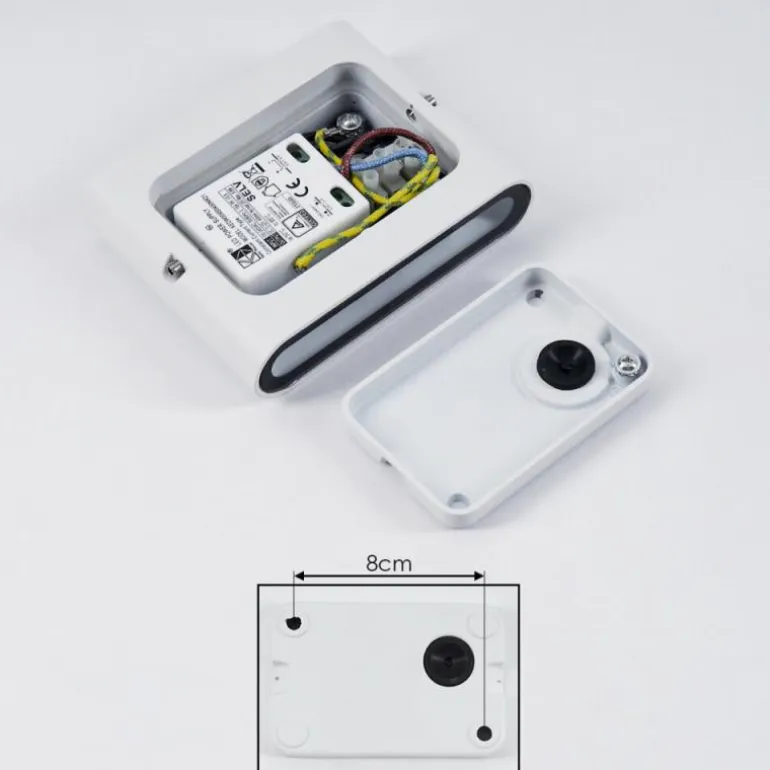Applique murale d'extérieur Tammisaari LED Transparent, Blanc, 1 lumière