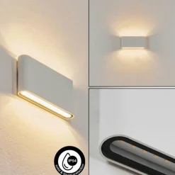 Applique murale d'extérieur Tammisaari LED Transparent, Blanc, 1 lumière
