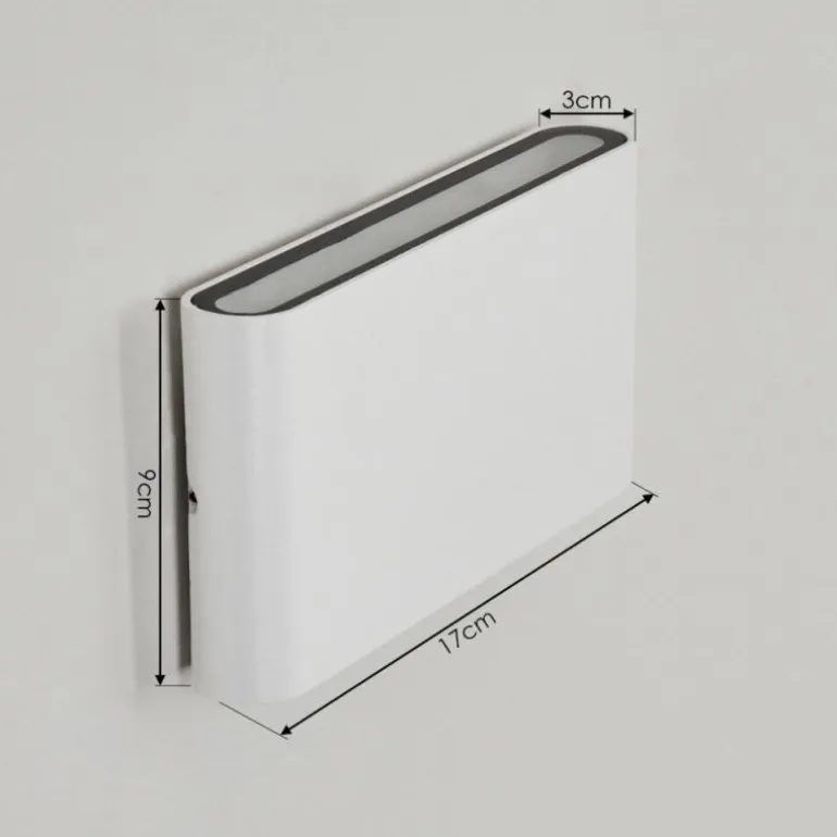 Applique murale d'extérieur Tammisaari LED Transparent, Blanc, 1 lumière