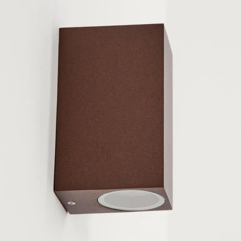 Applique murale d'extérieur Kingstown Rouille, 2 lumières
