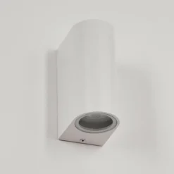 Applique murale d'extérieur Kingstown Blanc, 2 lumières