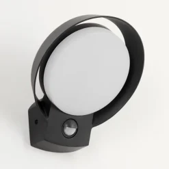 Applique murale d'extérieur Kelo LED Anthracite, 1 lumière, Détecteur de mouvement