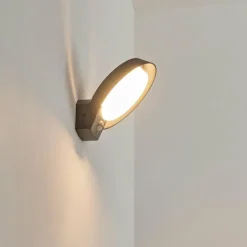 Applique murale d'extérieur Kelo LED Anthracite, 1 lumière, Détecteur de mouvement