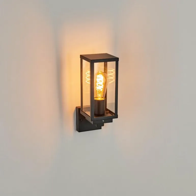 Applique murale d'extérieur Lapa Noir, 1 lumière