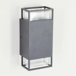 Applique murale d'extérieur Ramalhal Anthracite, 2 lumières