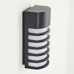 Applique murale d'extérieur Kurola Noir, 1 lumière