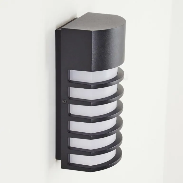 Applique murale d'extérieur Kurola Noir, 1 lumière
