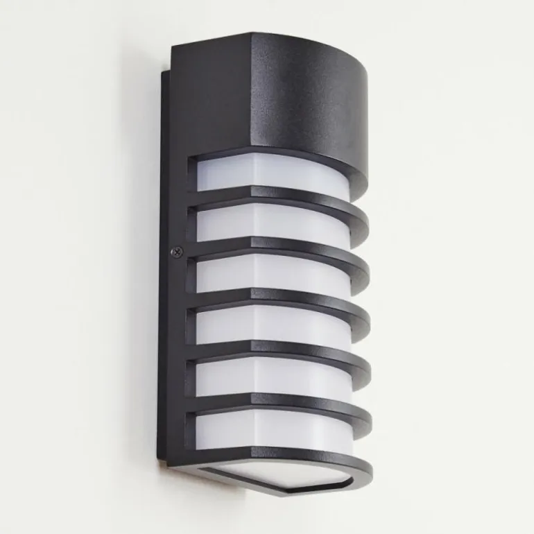 Applique murale d'extérieur Kurola Noir, 1 lumière