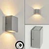 Applique murale d'extérieur Casmilo LED Argenté, 2 lumières