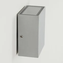Applique murale d'extérieur Casmilo LED Argenté, 2 lumières