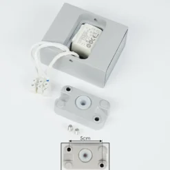 Applique murale d'extérieur Casmilo LED Argenté, 2 lumières