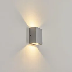 Applique murale d'extérieur Casmilo LED Argenté, 2 lumières