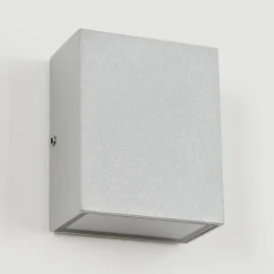 Applique murale d'extérieur Casmilo LED Argenté, 2 lumières