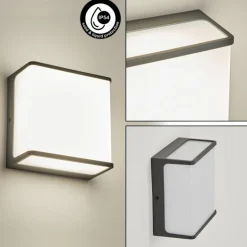 Applique murale d'extérieur Burseryd LED Anthracite, Blanc, 1 lumière