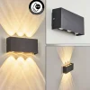 Applique murale d'extérieur Morenos LED Anthracite, Blanc, 6 lumières
