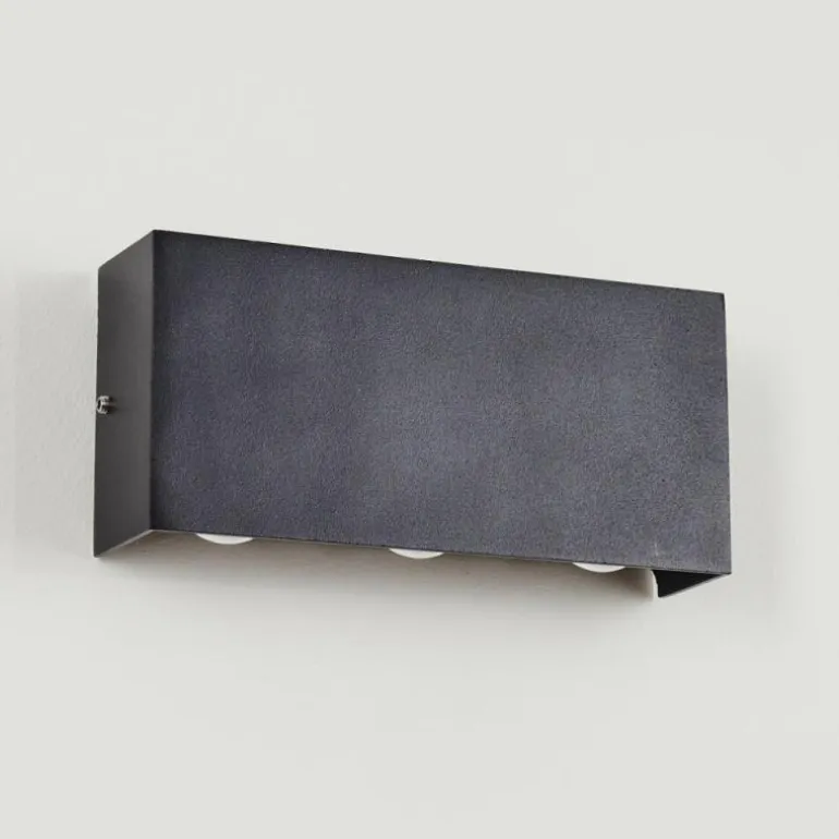 Applique murale d'extérieur Morenos LED Anthracite, Blanc, 6 lumières