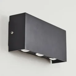 Applique murale d'extérieur Morenos LED Anthracite, Blanc, 6 lumières