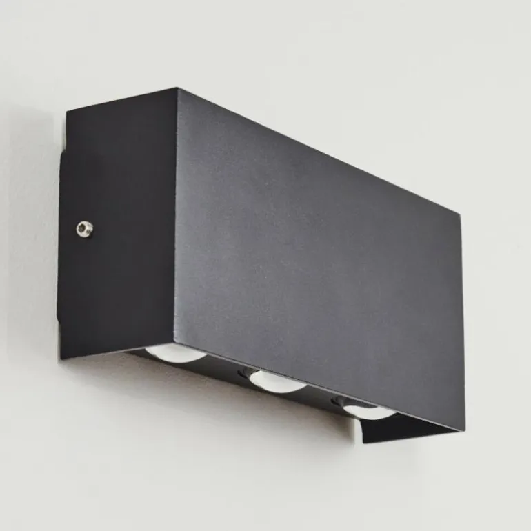 Applique murale d'extérieur Morenos LED Anthracite, Blanc, 6 lumières