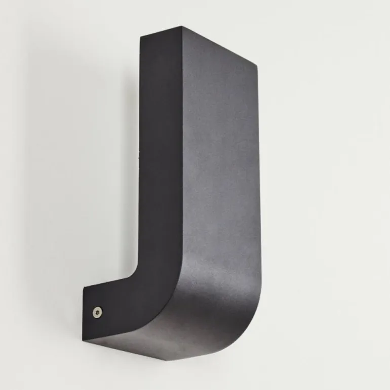 Applique murale d'extérieur Kirkhall LED Noir, 1 lumière