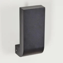 Applique murale d'extérieur Kirkhall LED Noir, 1 lumière