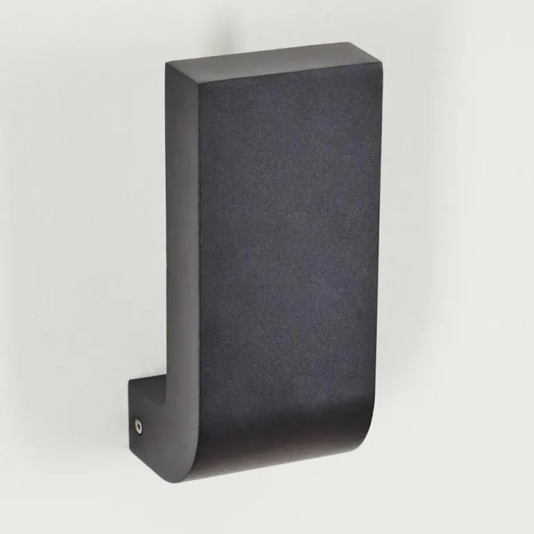 Applique murale d'extérieur Kirkhall LED Noir, 1 lumière