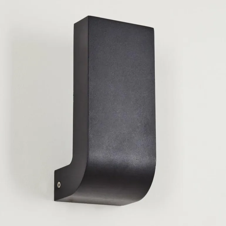 Applique murale d'extérieur Kirkhall LED Noir, 1 lumière