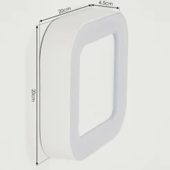Applique murale d'extérieur Paleroo LED Blanc, 1 lumière