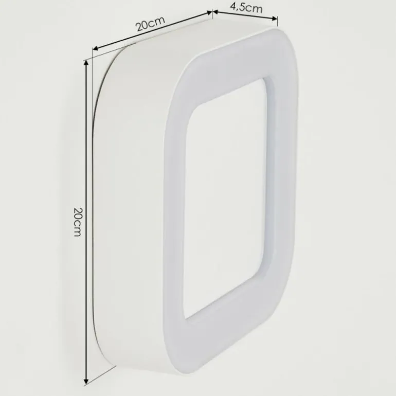 Applique murale d'extérieur Paleroo LED Blanc, 1 lumière