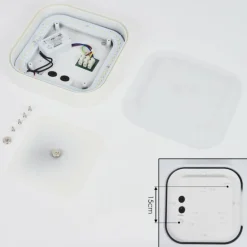 Applique murale d'extérieur Paleroo LED Blanc, 1 lumière