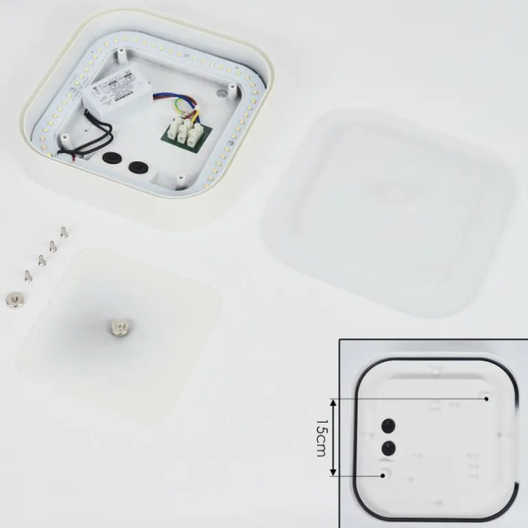 Applique murale d'extérieur Paleroo LED Blanc, 1 lumière