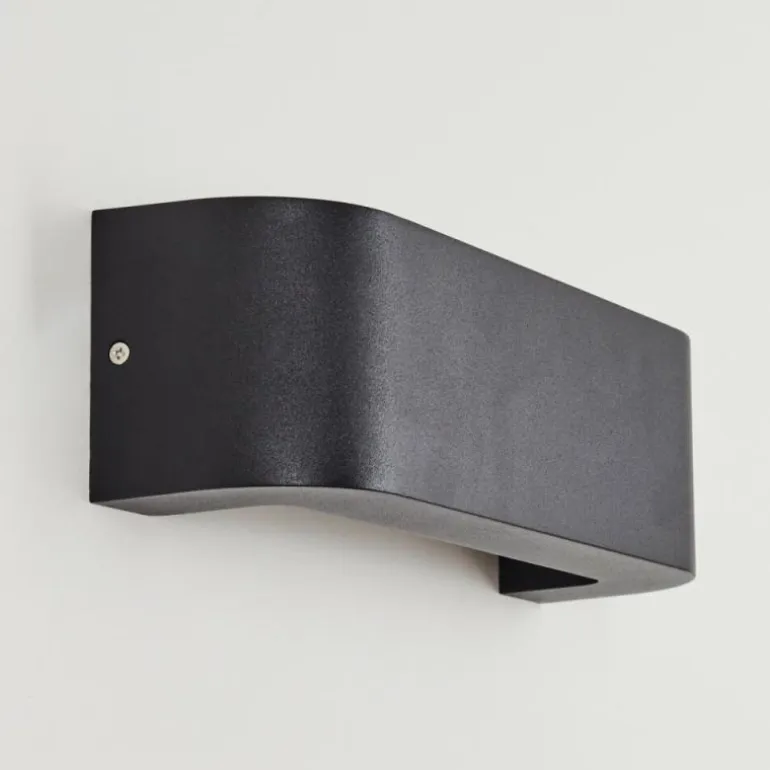 Applique murale d'extérieur Kirkhall LED Noir, 1 lumière