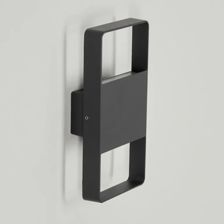 Applique murale d'extérieur Dundarrah LED Anthracite, 2 lumières