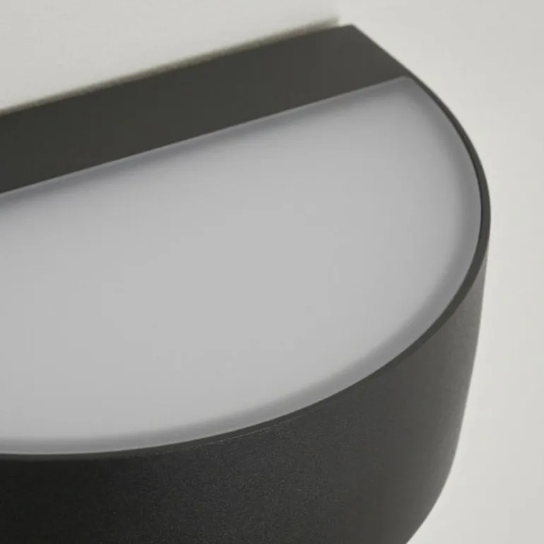 Applique murale d'extérieur Fletcher LED Anthracite, 2 lumières