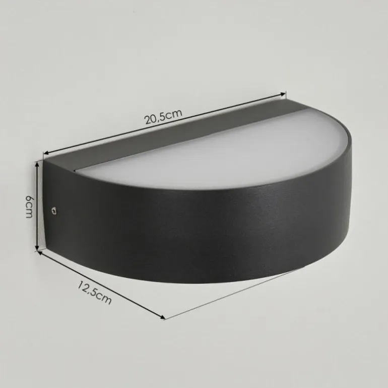 Applique murale d'extérieur Fletcher LED Anthracite, 2 lumières