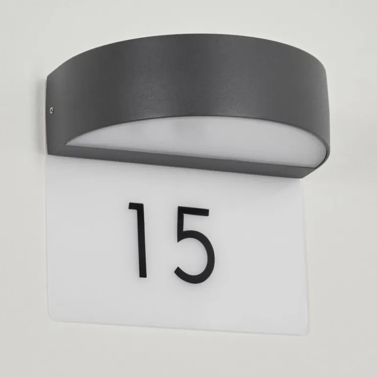 Applique murale d'extérieur Fletcher LED Anthracite, 2 lumières