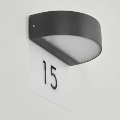 Applique murale d'extérieur Fletcher LED Anthracite, 2 lumières