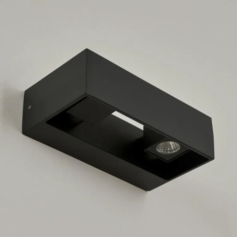 Applique murale d'extérieur Fletcher LED Anthracite, 2 lumières