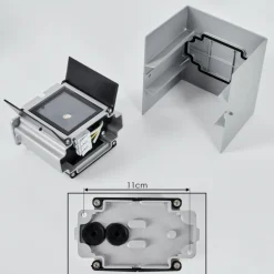 Applique murale d'extérieur Hoods LED Gris, 2 lumières