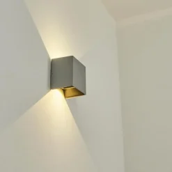 Applique murale d'extérieur Hoods LED Gris, 2 lumières