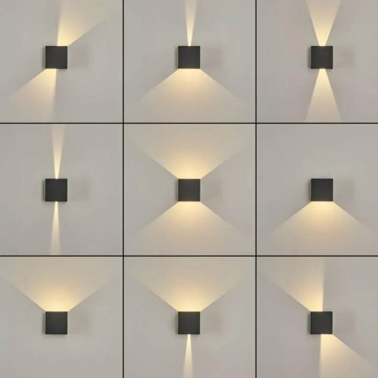 Applique murale d'extérieur Hoods LED Anthracite, 2 lumières